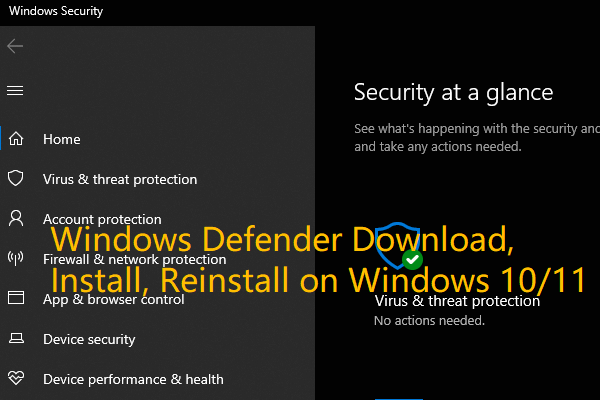 How To Install Windows Security