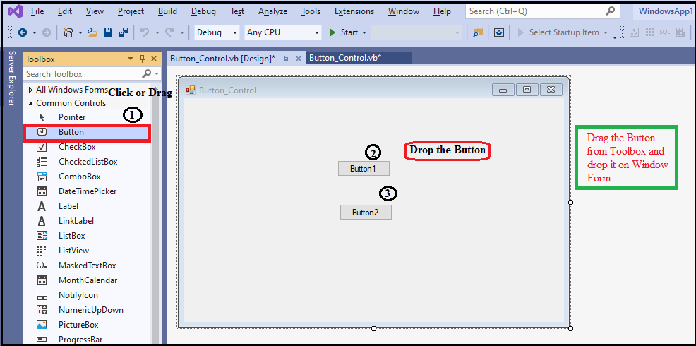 How To Make A Button In Visual Basic