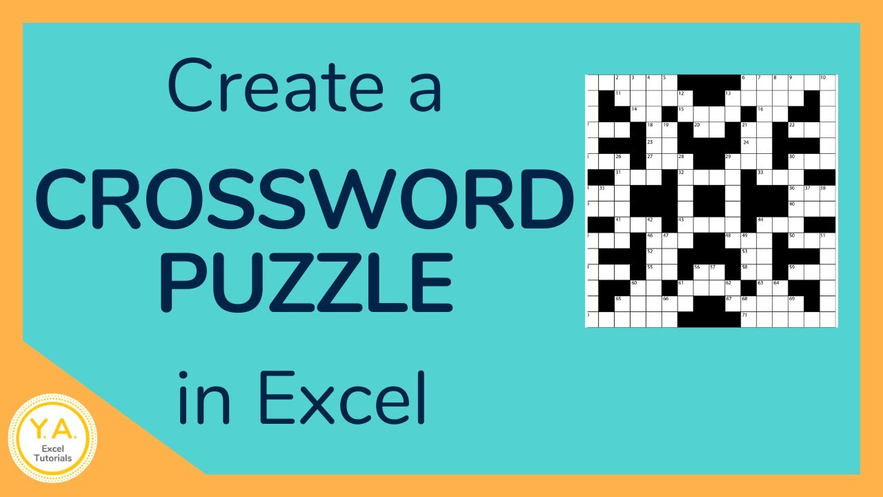 How To Make A Crossword Puzzle On Microsoft Excel
