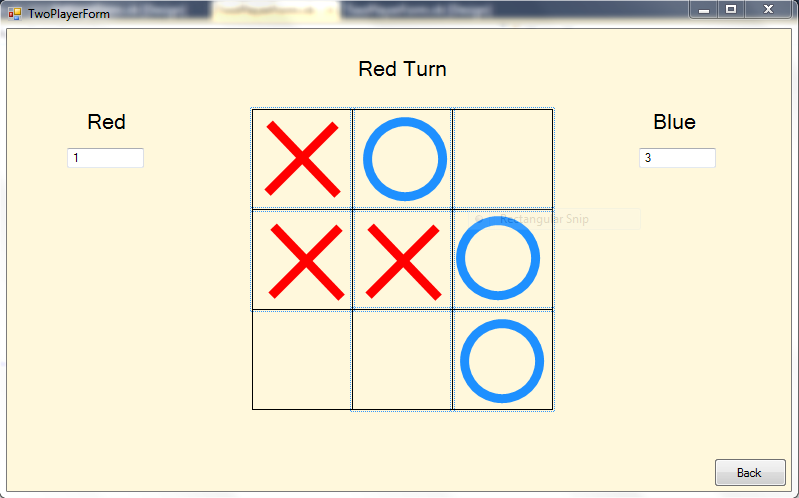 How To Make Tic Tac Toe In Visual Basic