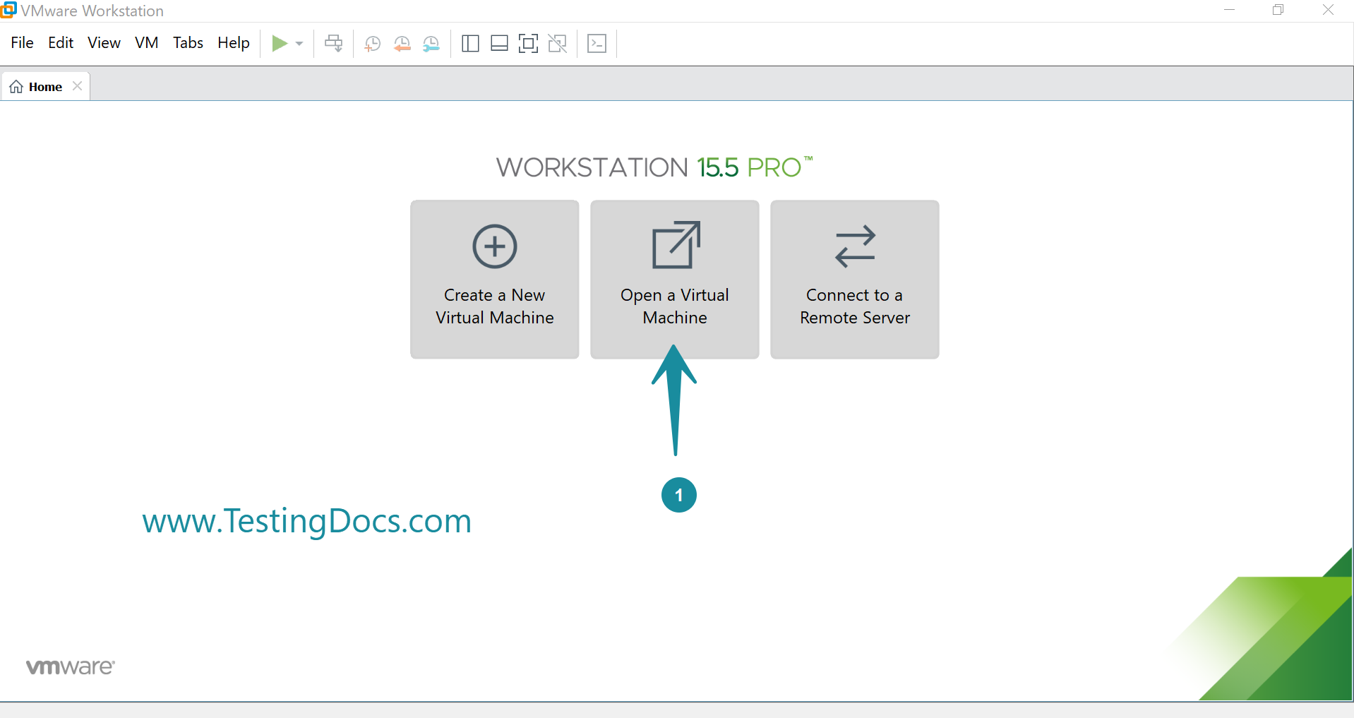 How To Open A Virtual Machine In Vmware Workstation