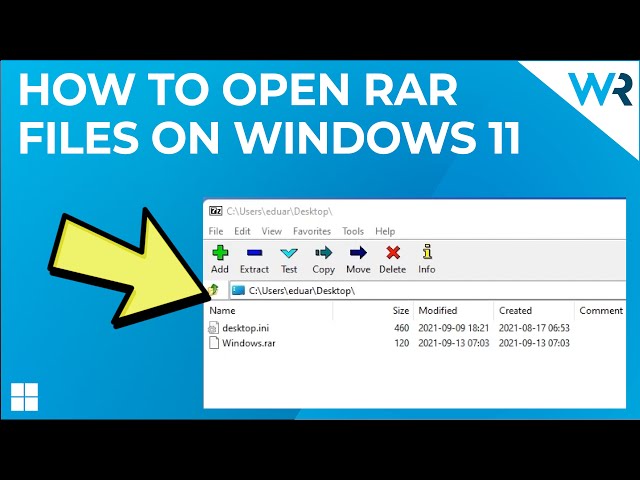 How To Open .Rar Files On Windows 11