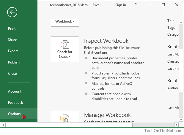 How To Open Visual Basic In Excel 2016