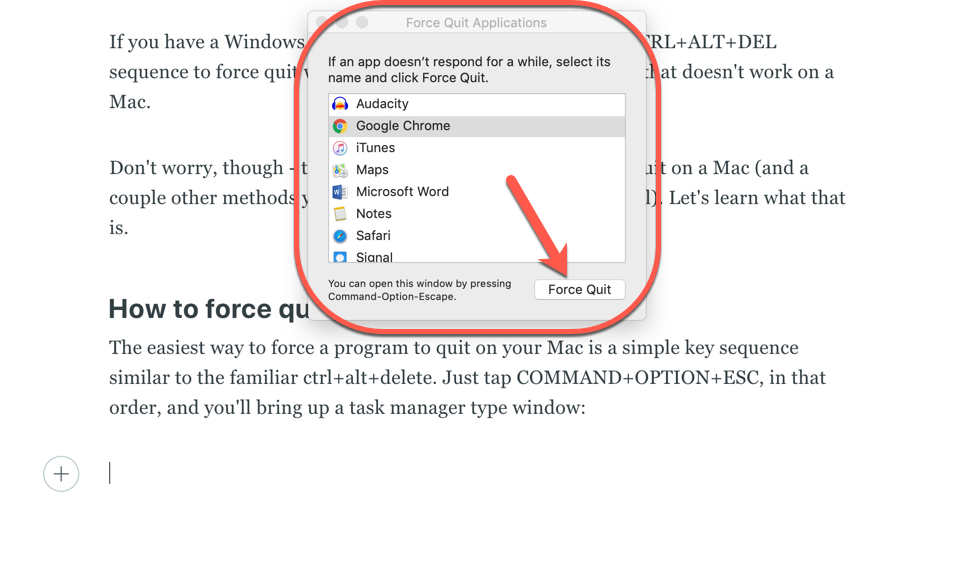 How To Pull Up The Task Manager On A Mac
