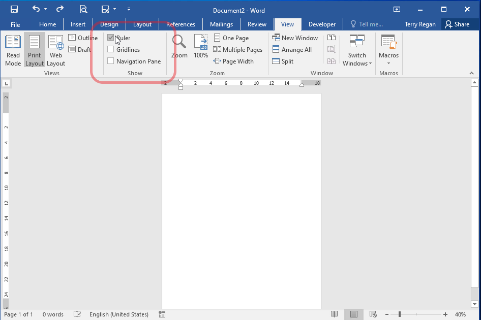How To Put Design Margin In Microsoft Word