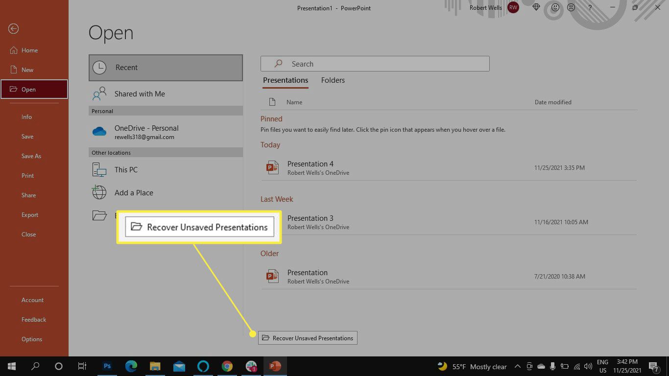 How To Recover Microsoft Powerpoint