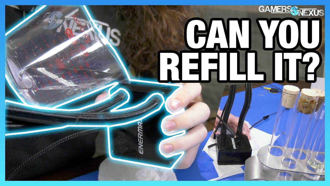 How To Refill CPU Liquid Cooler