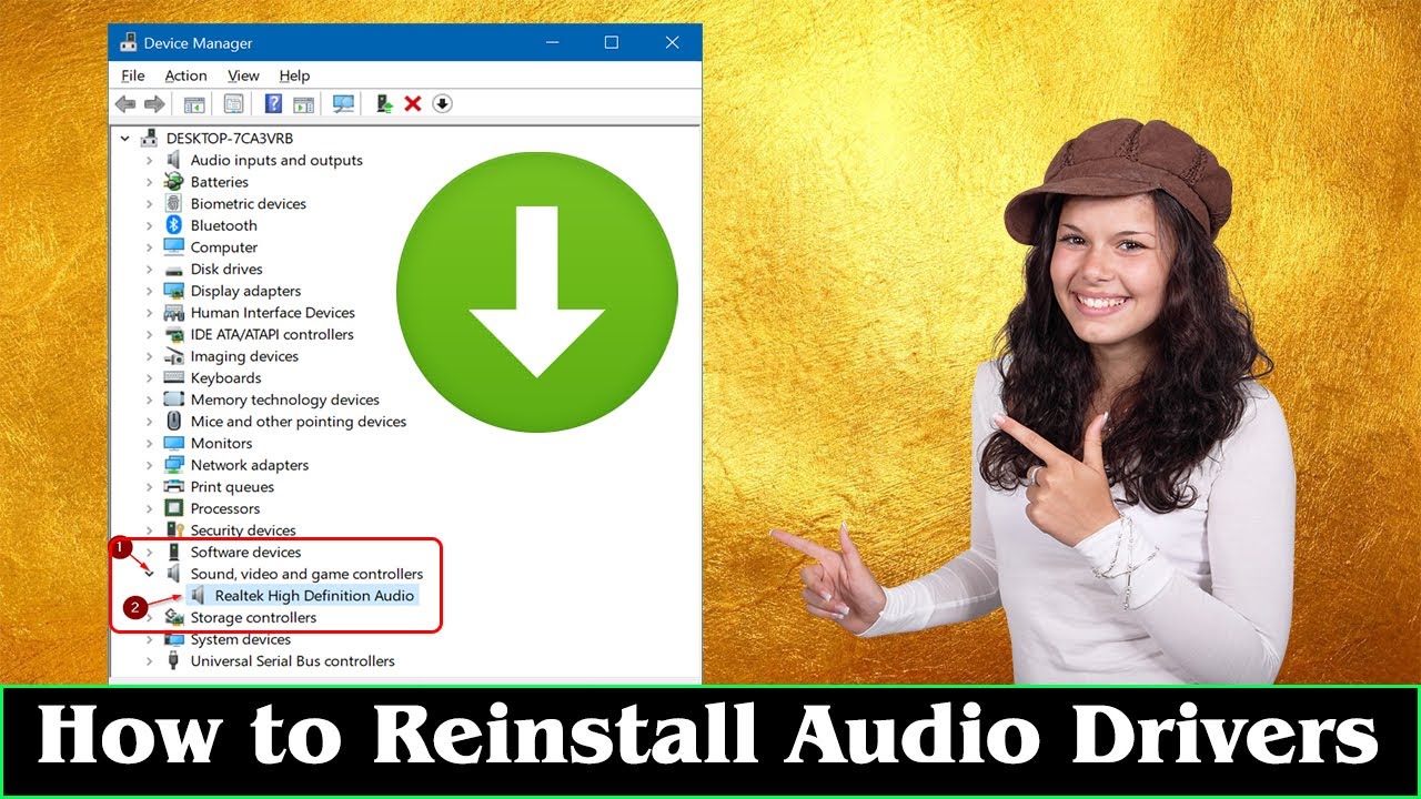 How To Reinstall Audio Drivers Windows 8