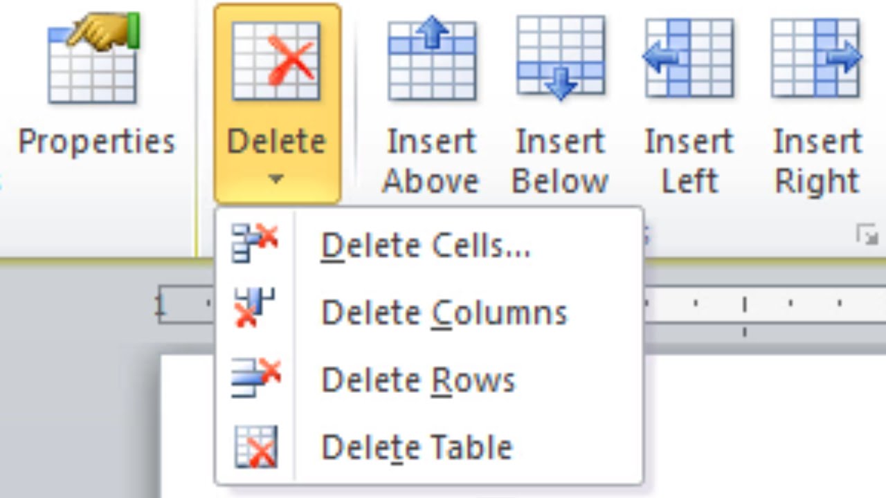 How To Remove Table In Microsoft Word