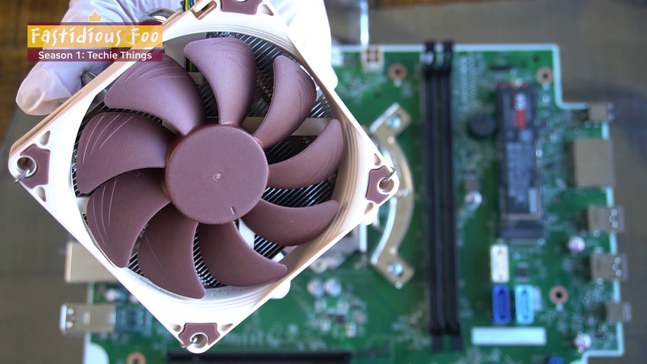 How To Replace CPU Fan HP Pavilion Desktop