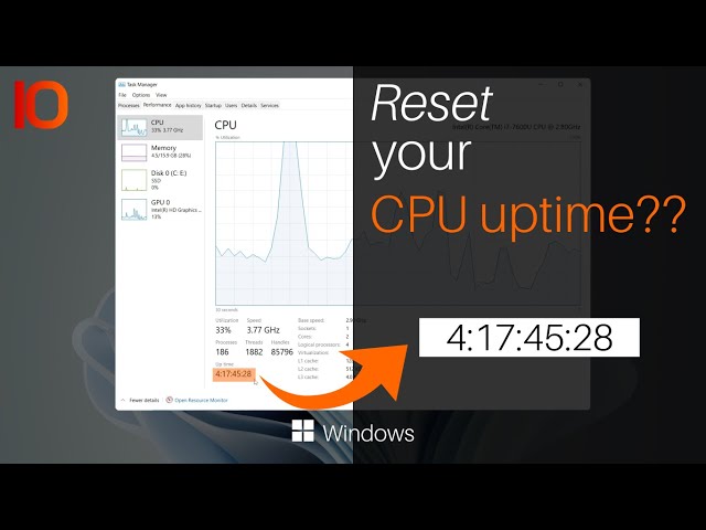 How To Reset CPU Uptime