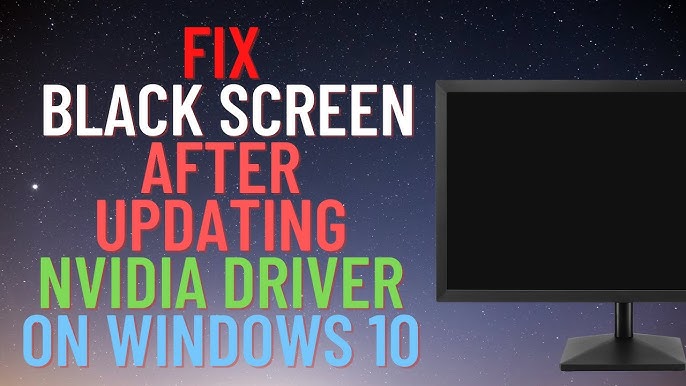 How To Reset Graphics Card Black Screen