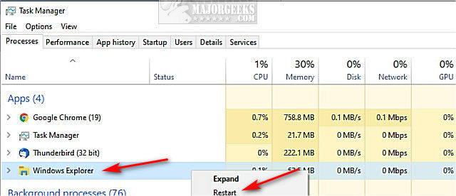 How To Restart Windows Explorer Without Task Manager