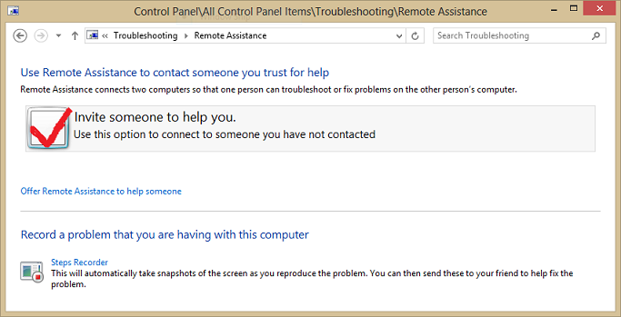 How To Send Remote Desktop Invitation Windows 10