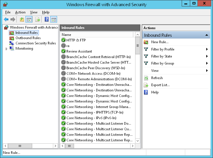 How To Set Inbound Rule In Windows Firewall