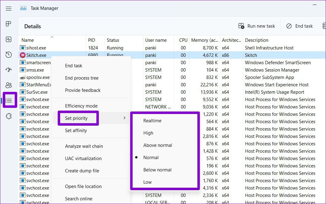 How To Set Priority In Task Manager Windows 11