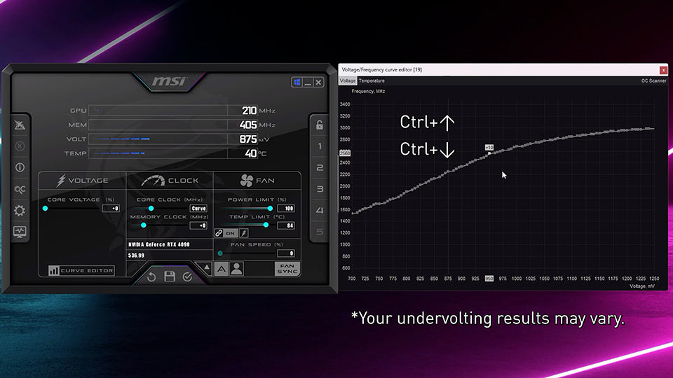 How To Undervolt CPU Using Msi Afterburner