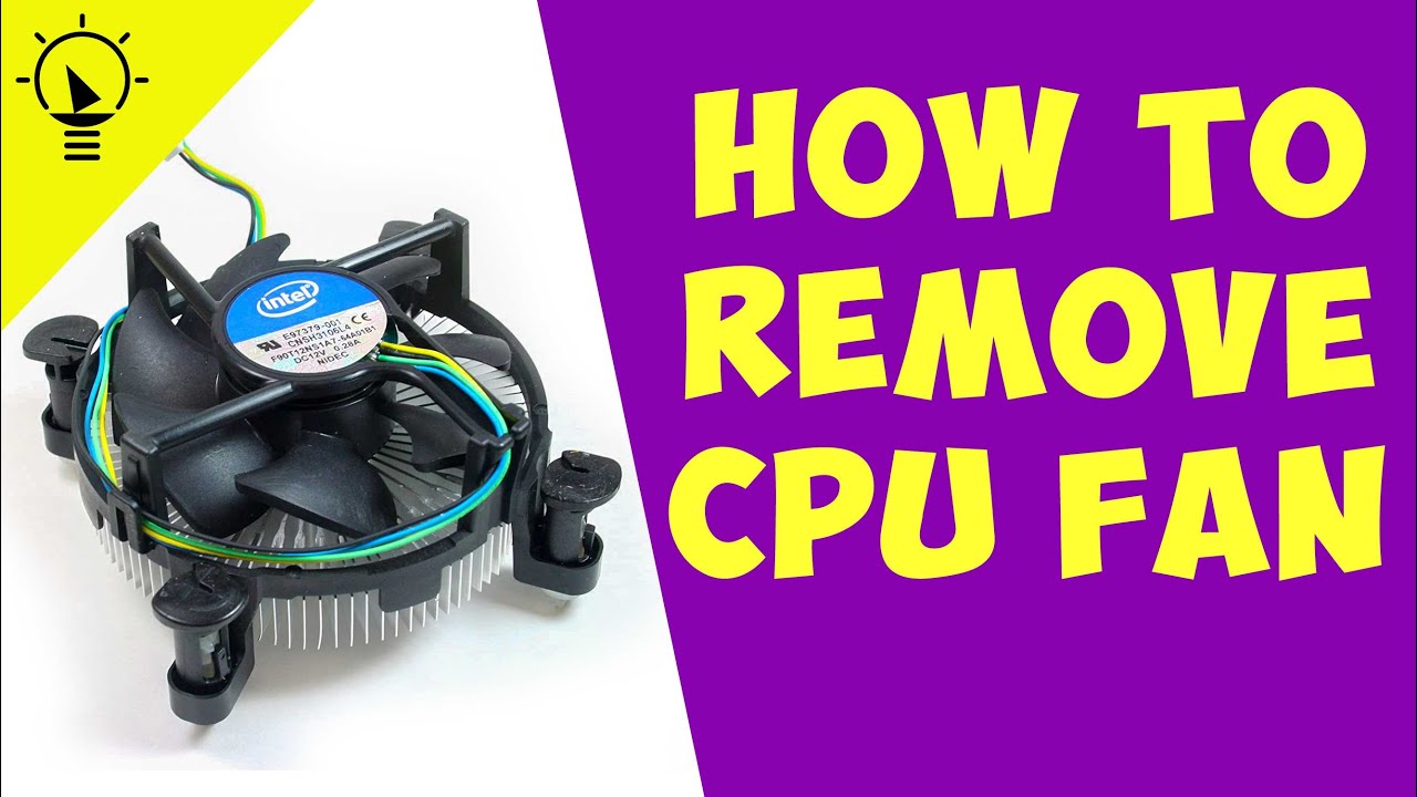 How To Unplug CPU Fan