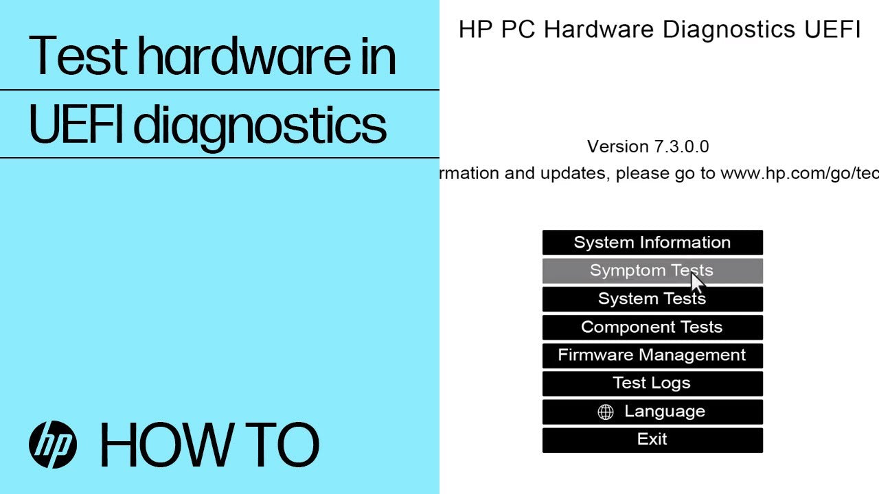 HP Computer Hardware Diagnostic Tools
