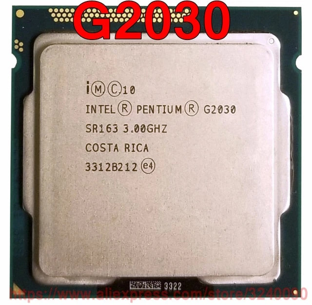Intel R Pentium R CPU G2030 3.00 Ghz