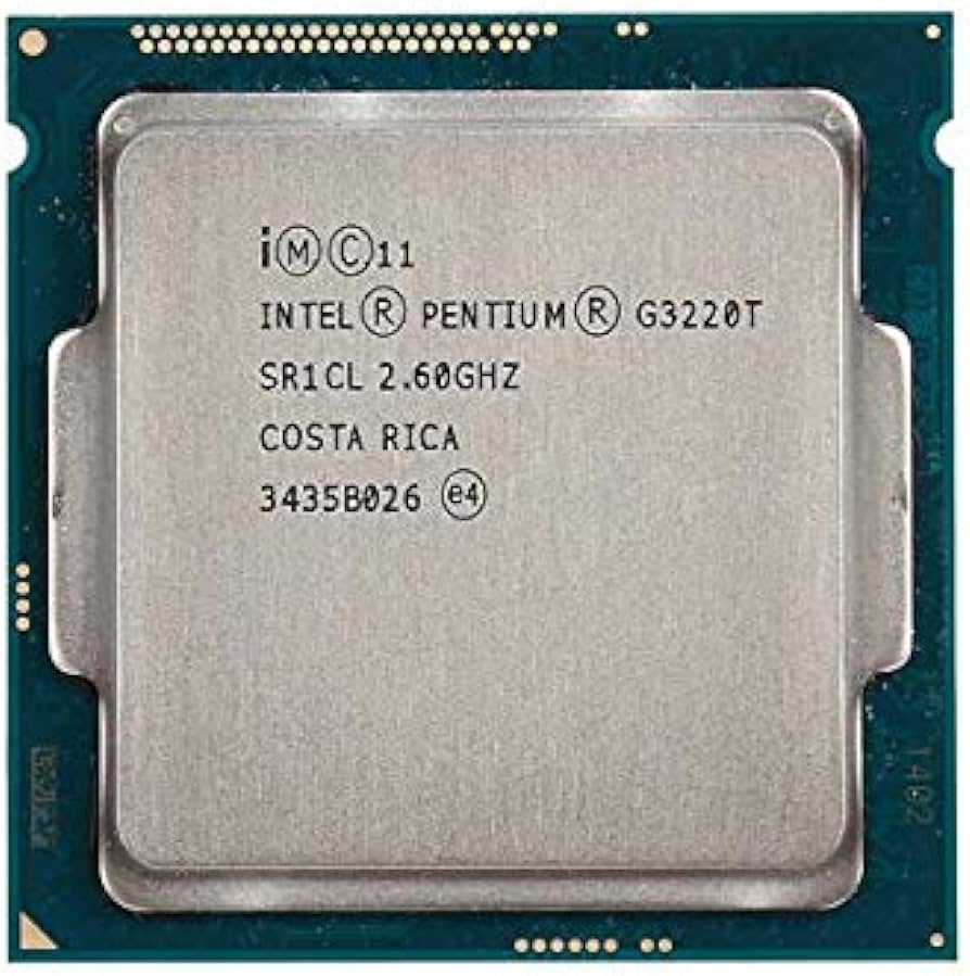 Intel R Pentium R CPU G3220T 2.60 Ghz