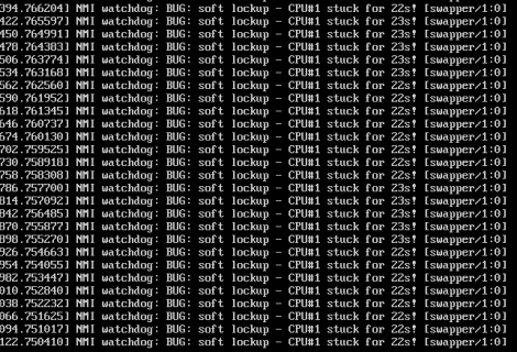 Kernel Nmi Watchdog Bug Soft Lockup CPU