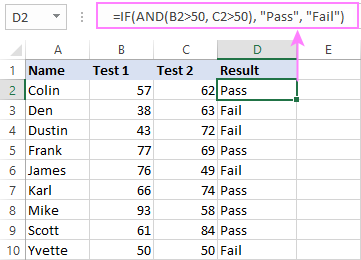 Microsoft Excel If Function With Multiple Conditions