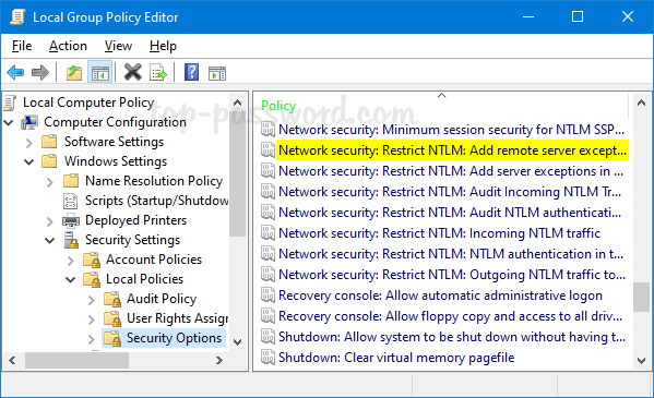Network Security Restrict Ntlm Add Server Exceptions In This Domain