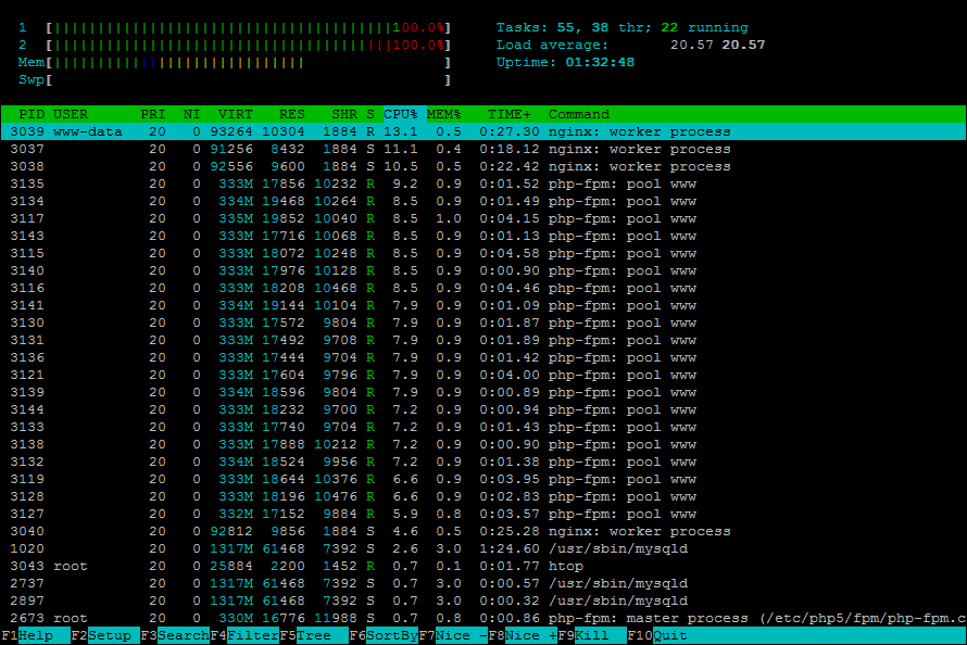 Php-Fpm Pool High CPU Usage