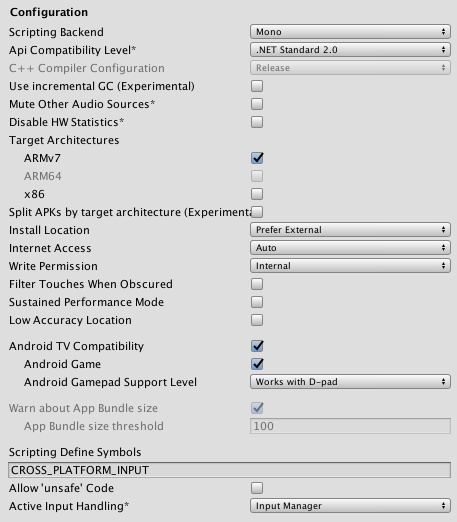 Select At Least One Android CPU Architecture In Player Settings