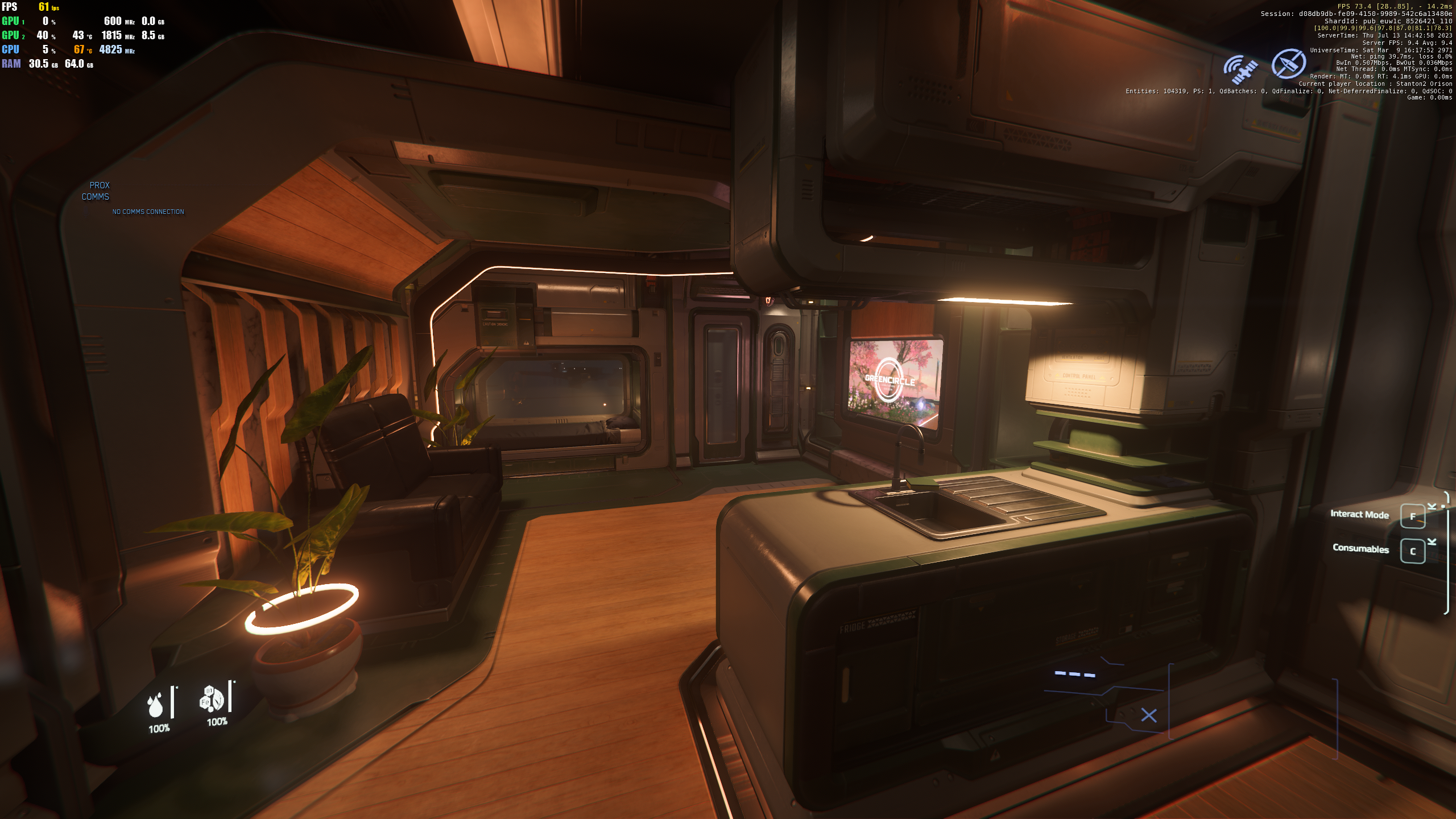Star Citizen Low CPU Usage