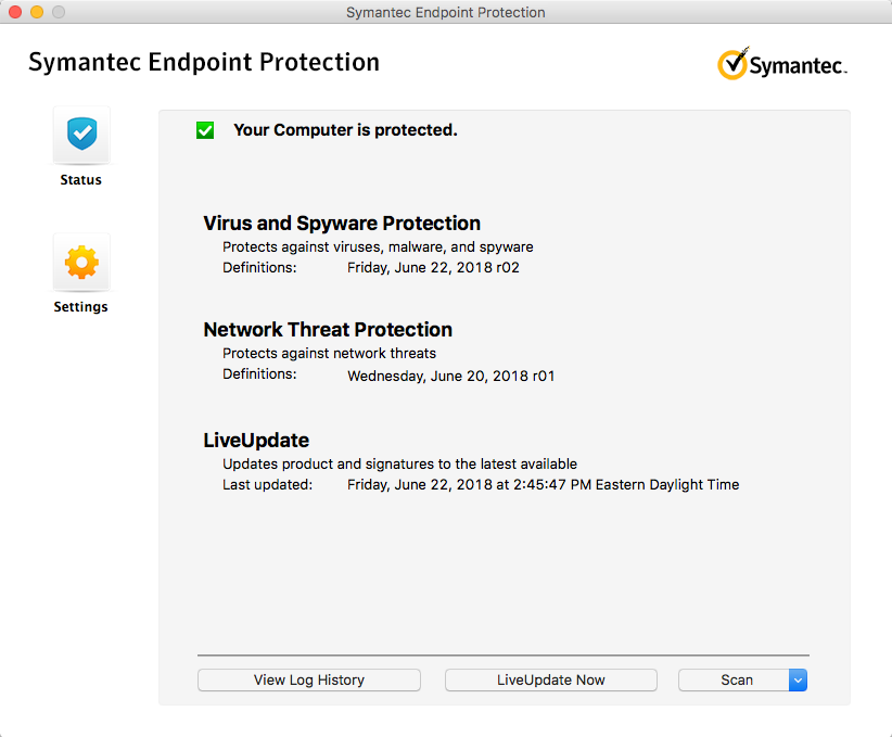 Symantec Antivirus Not Updating Automatically