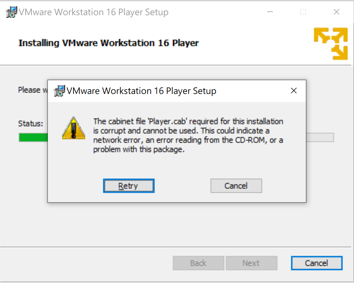 Vmware Player Cannot Install Alongside Vmware Workstation