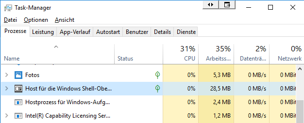 What Does The Leaf Mean In Task Manager