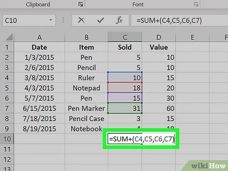 What Does The Sum Function Do In Microsoft Excel