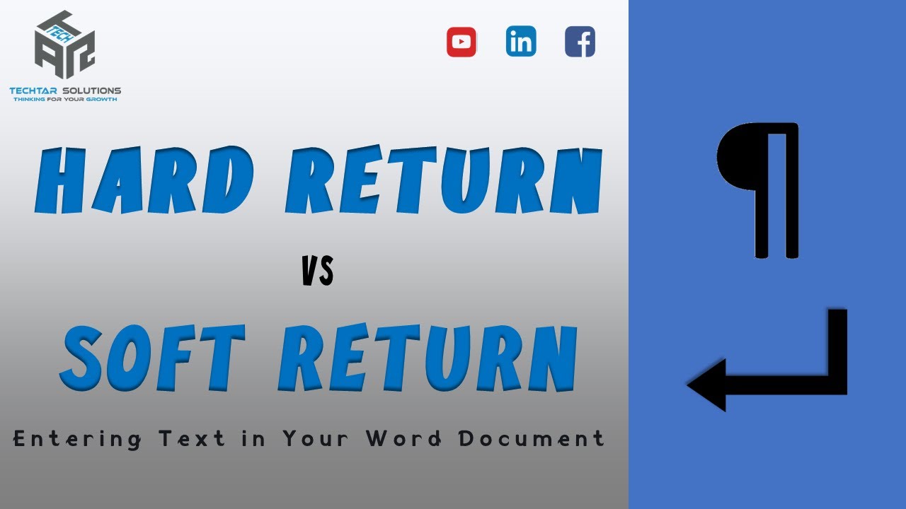 What Is A Hard Return In Microsoft Word