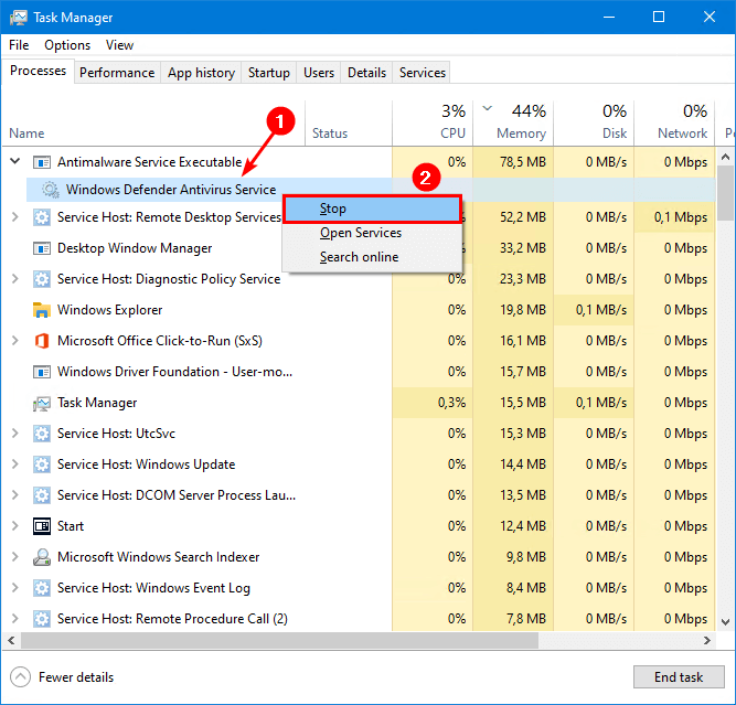 What Is Endpoint Protection Service Task Manager