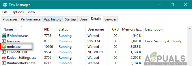 What Is Node JS JavaScript Runtime In Task Manager