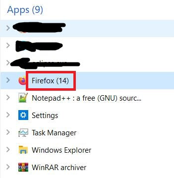 What Is The Number In Parentheses In Task Manager