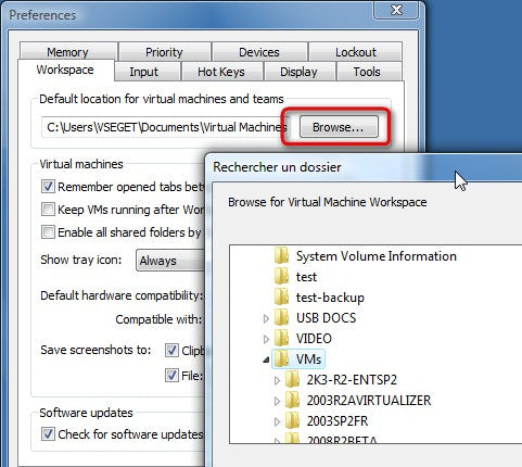 Where Does Vmware Workstation Store Virtual Machines