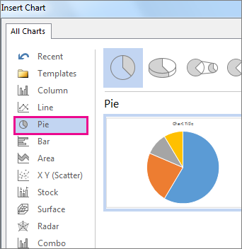 Which Chart Types Are Available In Microsoft Word