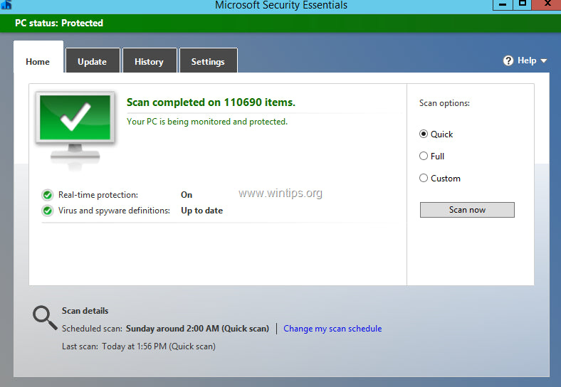 Windows Server 2012 Antivirus Security Essentials