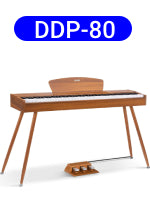 Teclado piano de 88 teclas con peso DDP-80