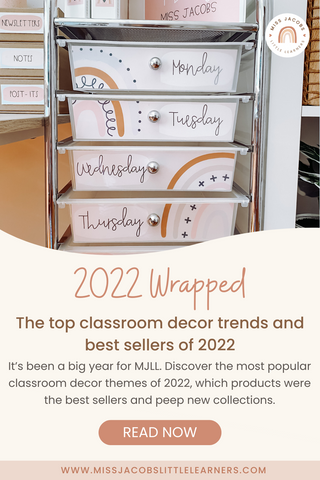 Trend report: The top classroom decor trends and best sellers of 2022 - Miss Jacobs Little Learners