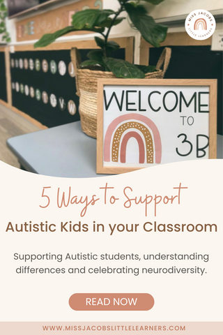 5 Ways to Support Autistic Kids in Your Classroom - Miss Jacobs Little Learners