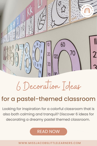 6 ideas for decorating a pastel themed classroom - Miss Jacobs Little Learners
