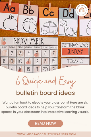 Six creative and easy bulletin board ideas to create an engaging classroom - Miss Jacobs Little Learners