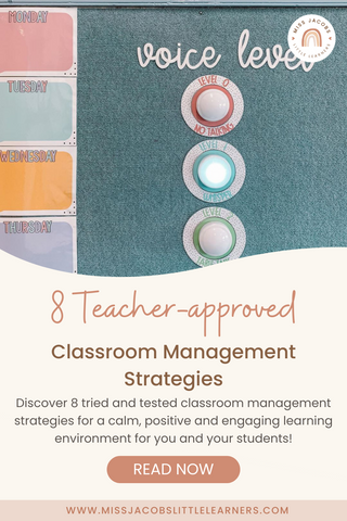 8 Teacher-approved Classroom Management Strategies - Miss Jacobs Little Learners