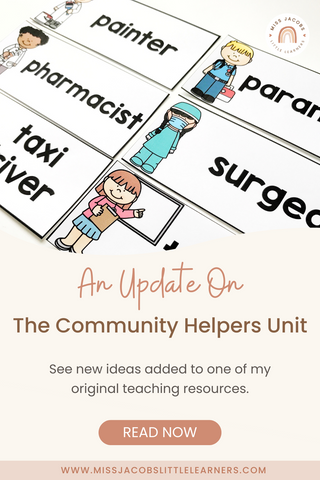 A Community Helpers Unit UPDATE! - Miss Jacobs Little Learners