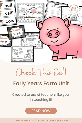 Early Years Farm Unit! - Miss Jacobs Little Learners